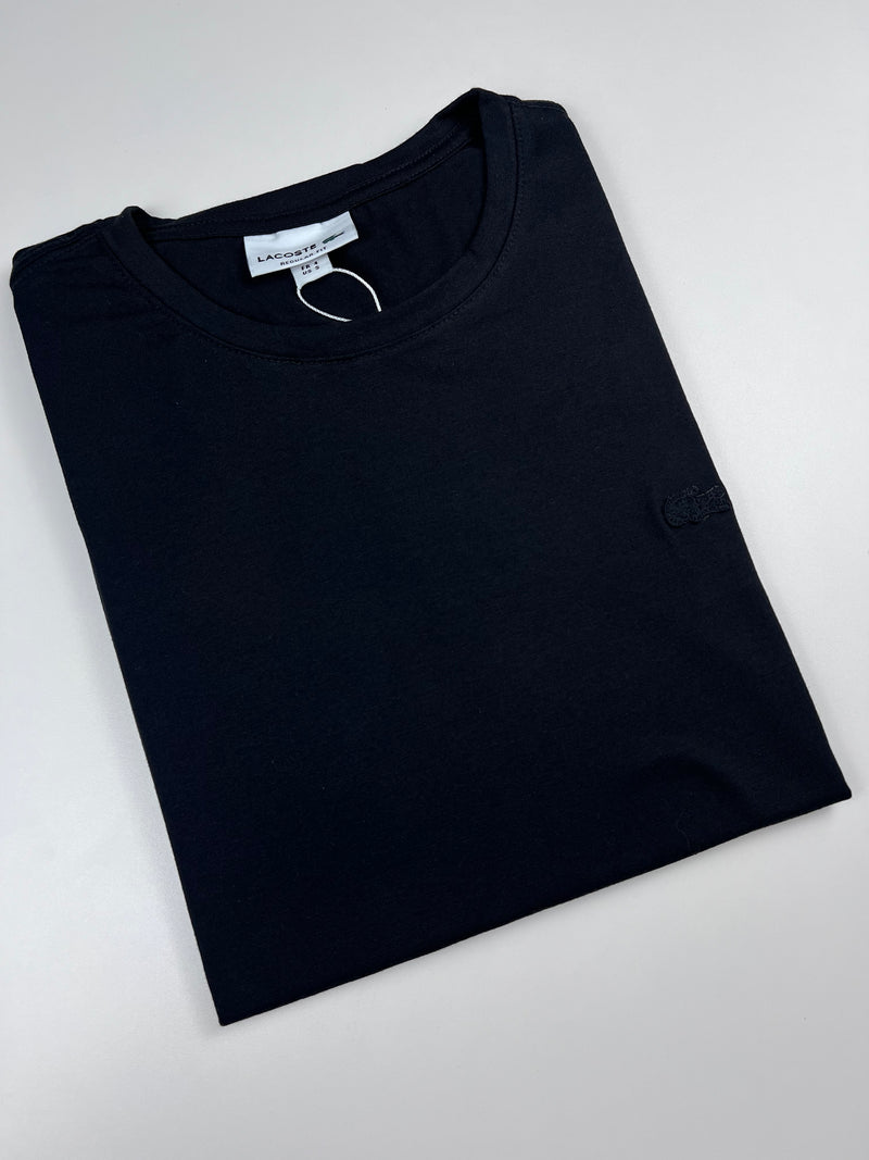 Camiseta Lacoste - Preta - Algodão Egípicio