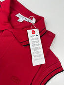 Camisa Gola Polo Lacoste Paris - Vermelha