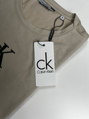 Camiseta Calvin Klein - Bege - Algodão Egípcio