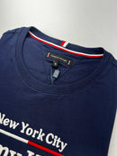 Camiseta Tommy Hilfiger - Azul Marinho - Seda Pima