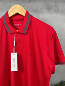 Camisa Gola Polo Calvin Klein - Vermelha