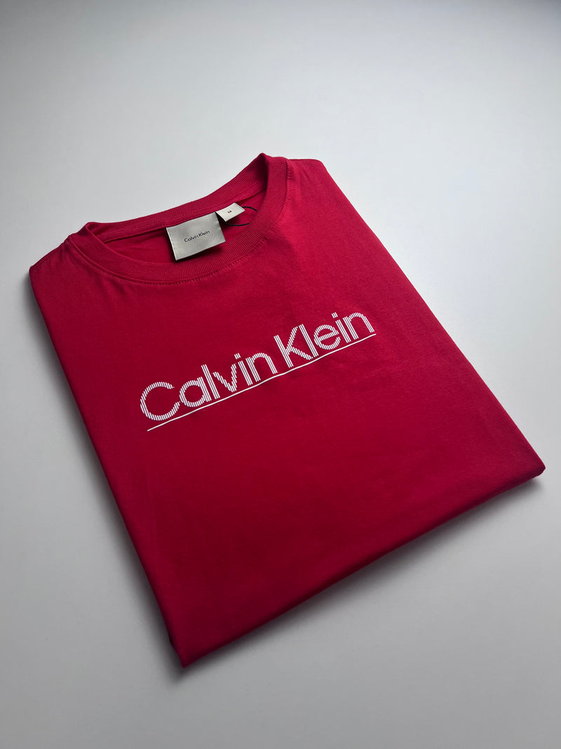Camiseta Calvin Klein - Vermelha - Seda Pima
