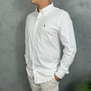 Camisa Social Polo Ralph Lauren Oxford - Branca