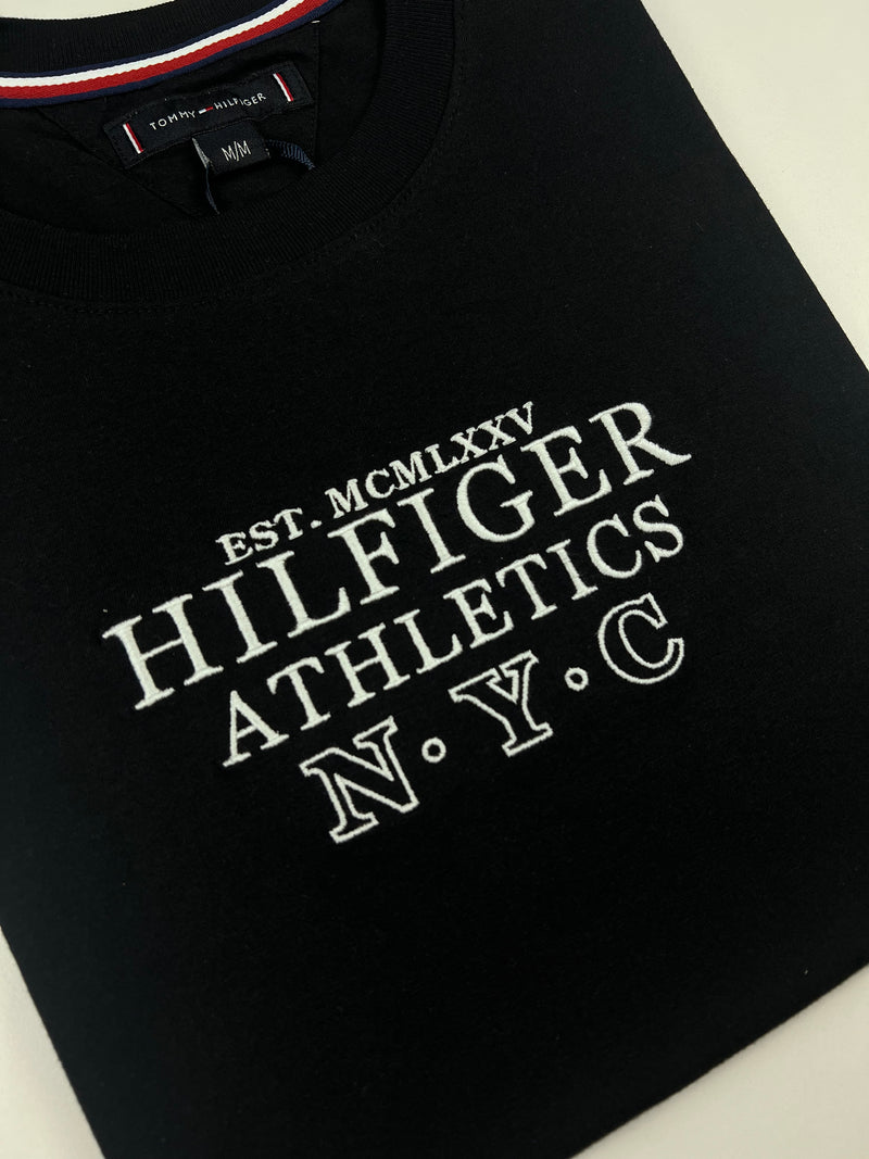 Camiseta Tommy Hilfiger - Preta - Algodão Egípcio