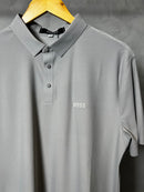 Camisa Gola polo Hugo Boss - Cinza - Tecnológica