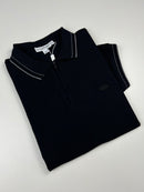 Camisa Gola Polo Lacoste Paris C/Ziper - Preta