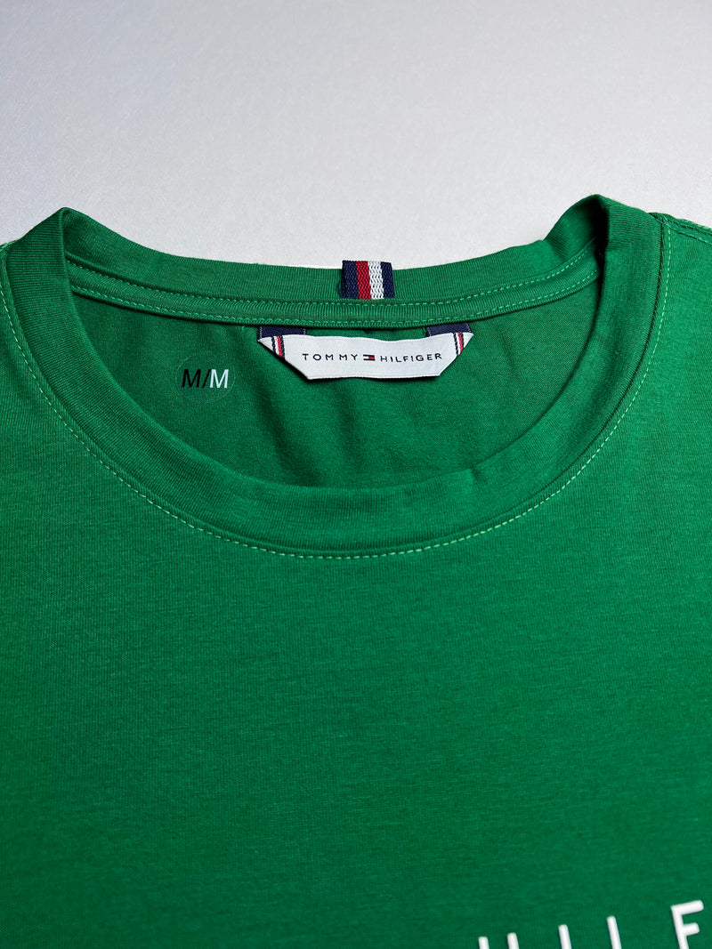 Camiseta Tommy Hilfiger - Verde - Algodão Egípcio