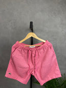 Short Linho Lacoste - Rosa