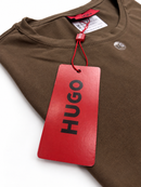 Camiseta Hugo Boss - Marrom - Algodão Egípcio