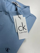 Camisa Gola Polo Calvin Klein - Azul Bebê