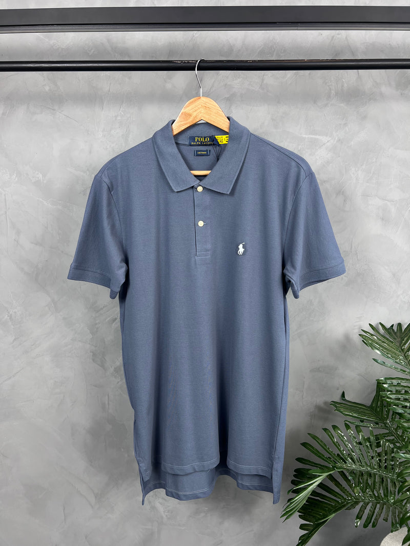 Camisa Gola Polo / Polo Ralph Lauren - Cinza