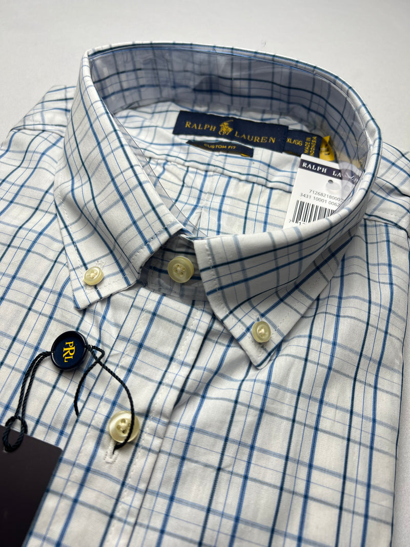 Camisa Social Polo Ralph Lauren Oxford - Xadrez BR/AZ