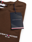 Camiseta Tommy Hilfiger - Marrom - Algodão Egípcio
