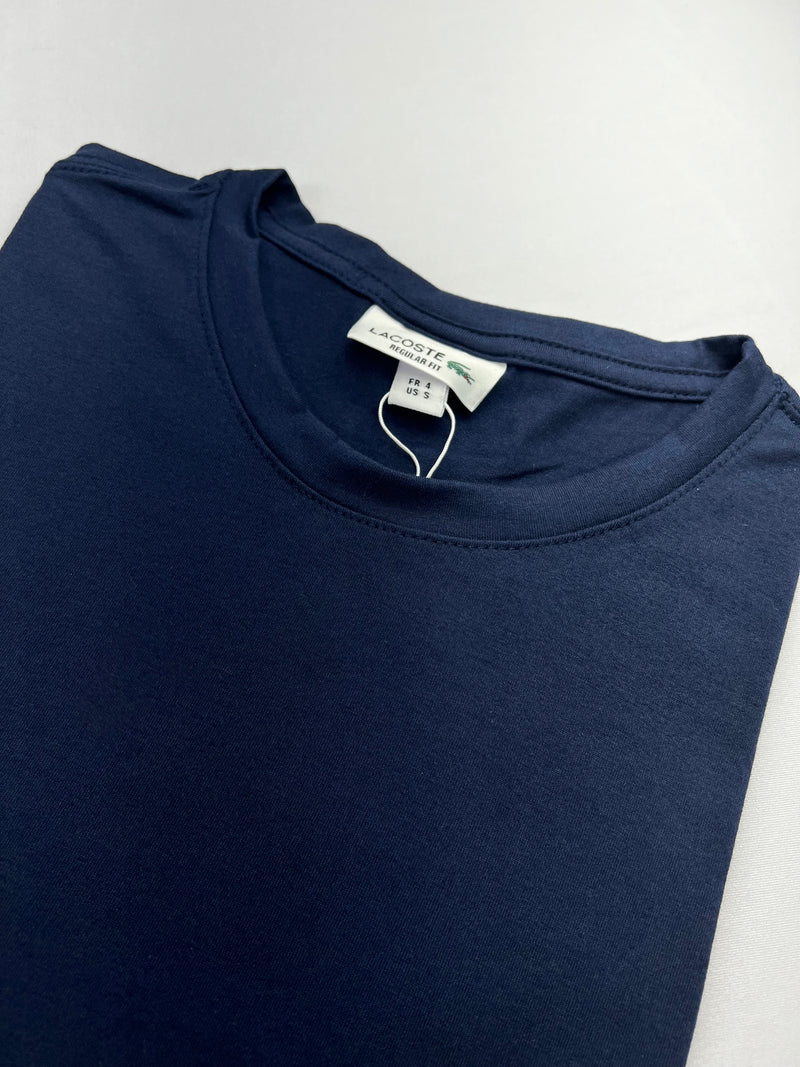 Camiseta Lacoste - Azul Marinho - Algodão Egípcio