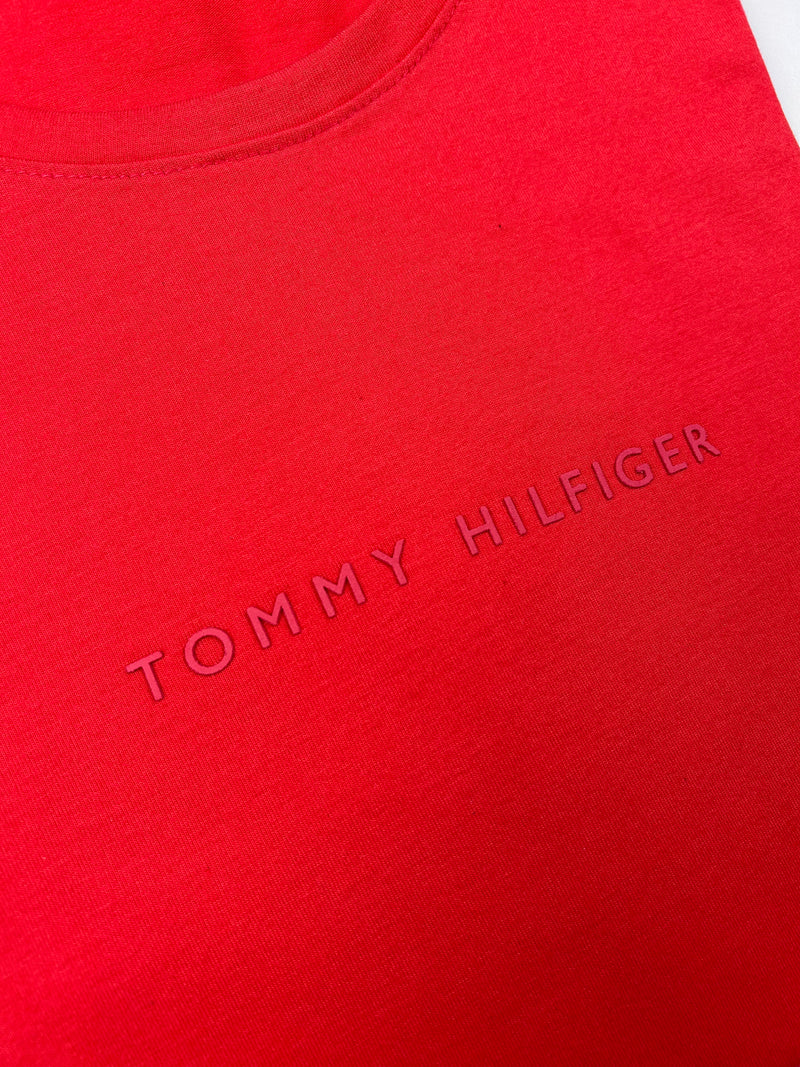 Camiseta Tommy Hilfiger  - Vermelha - Algodão Egípicio