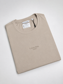 Camiseta Calvin Klein - Bege  - Algodão Egípcio